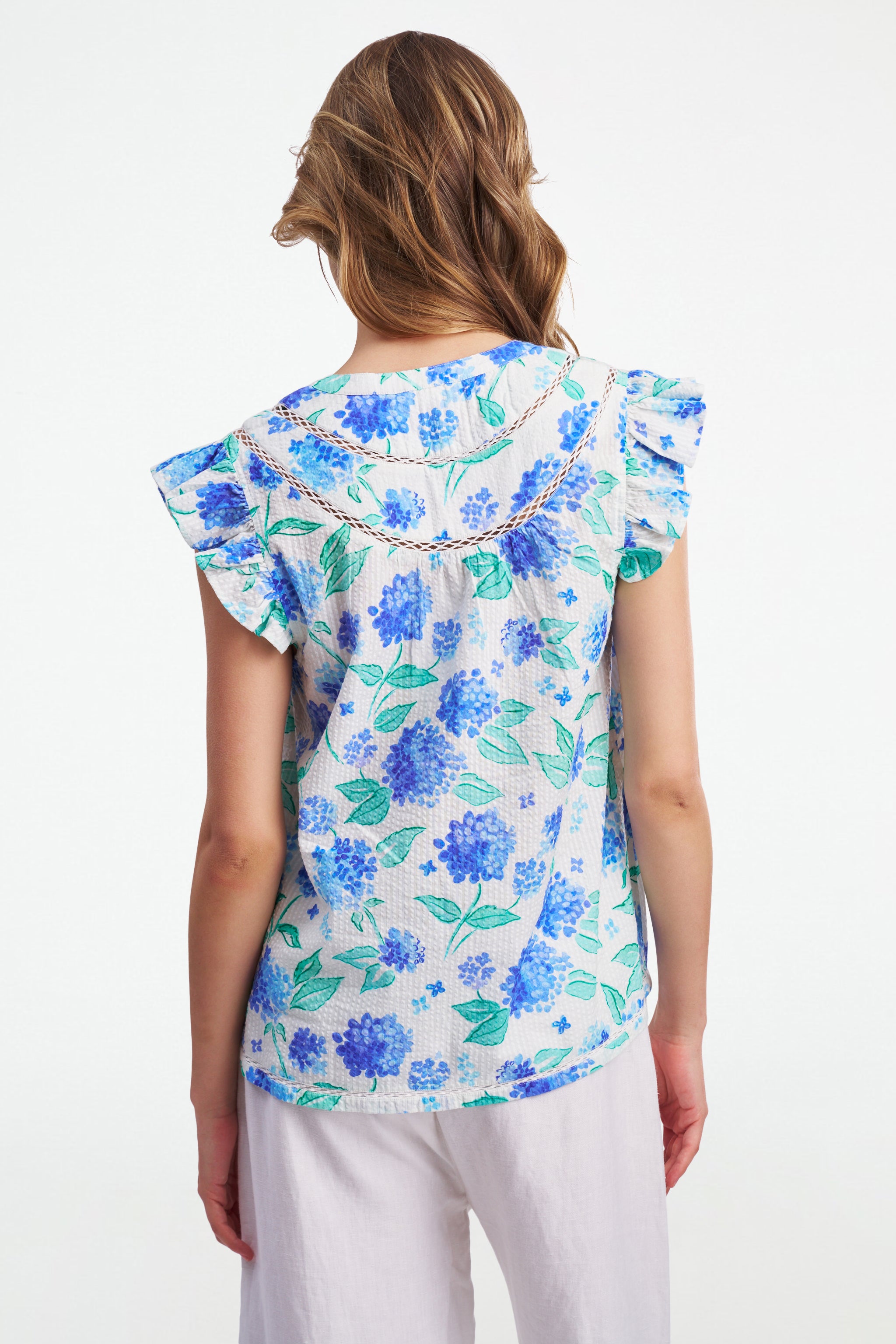 Emerson Hydrangea Blouse for Women
