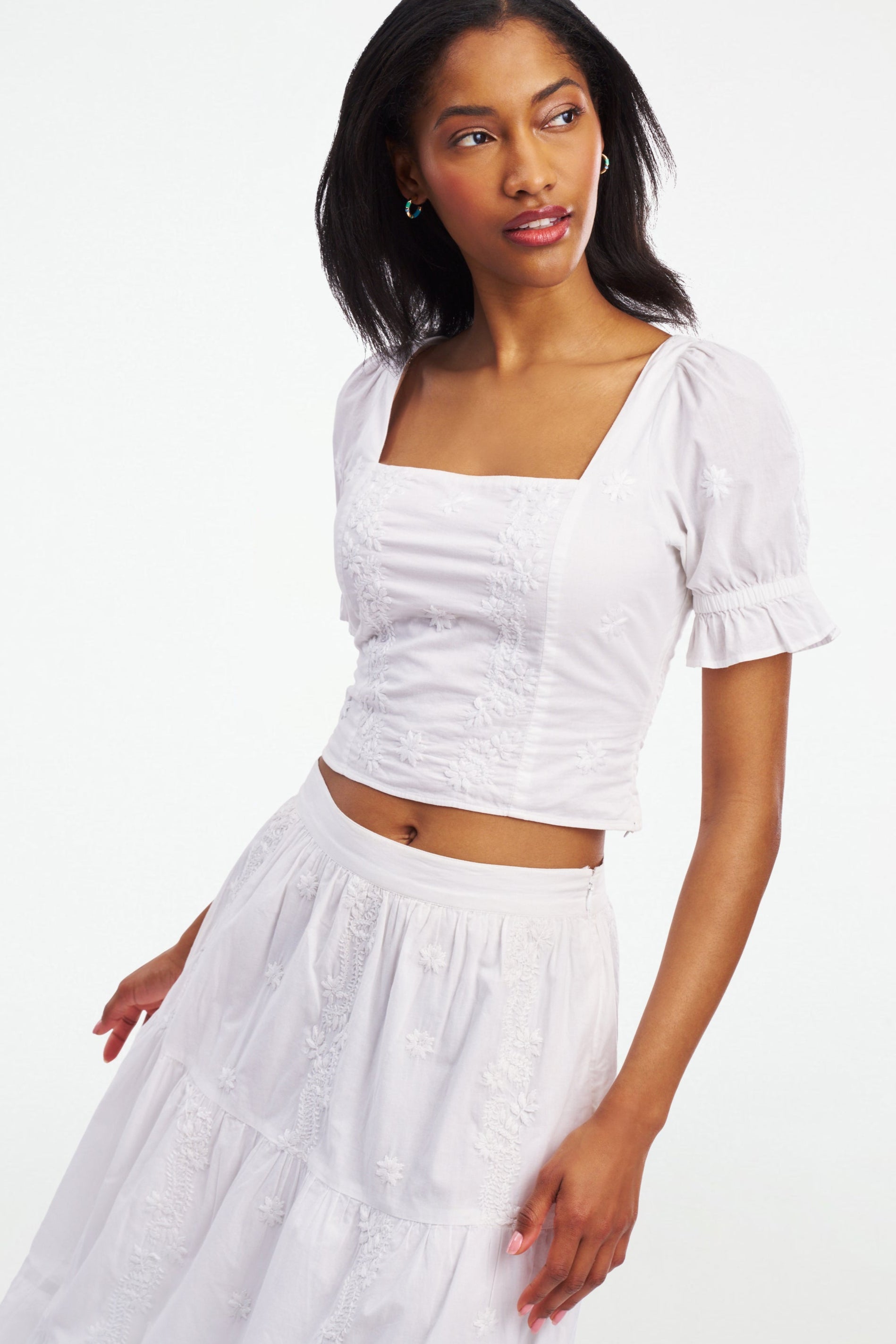 Kayla Embroidered Top by Vanna