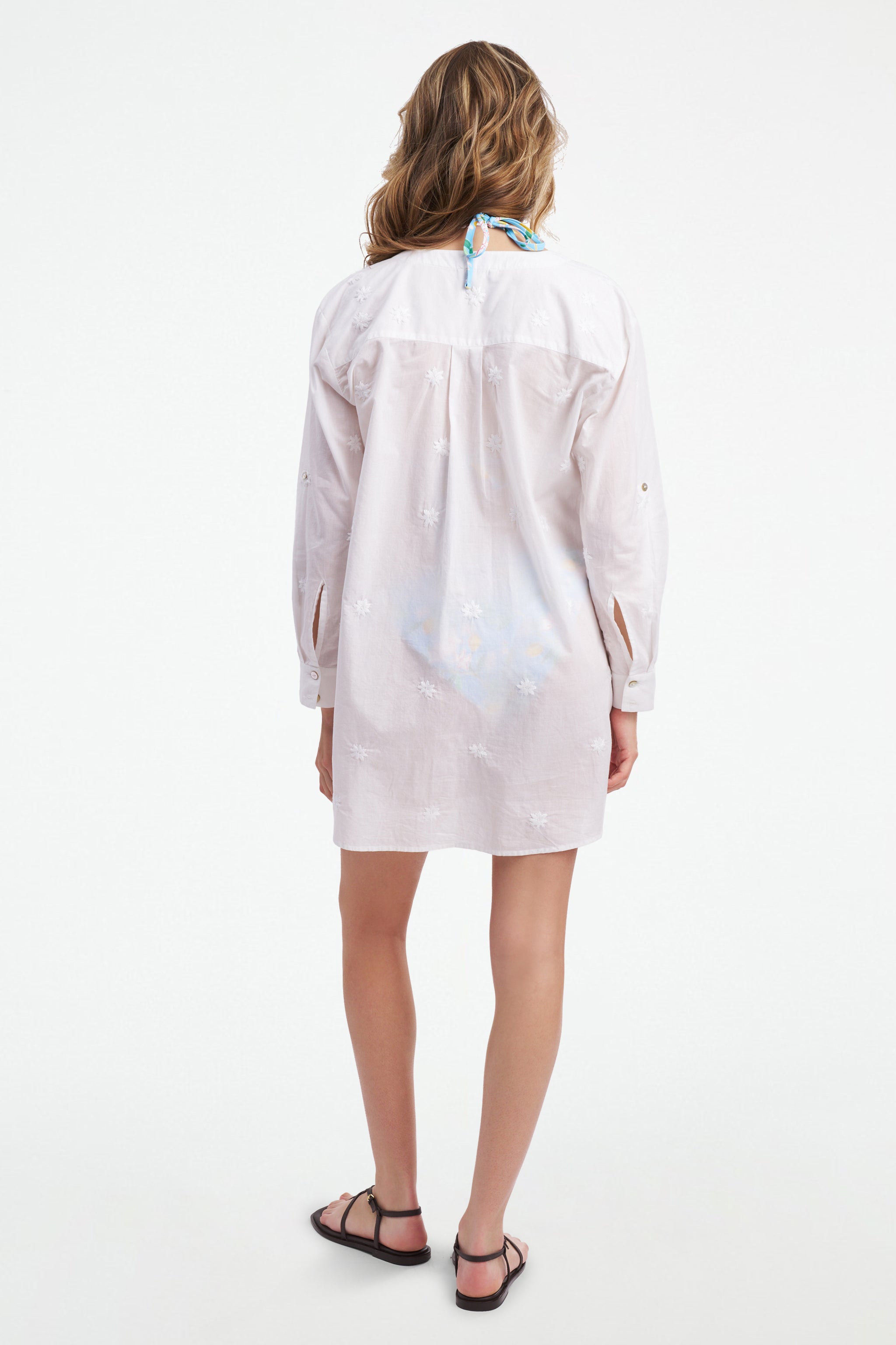 Vanna Janna Embroidered Beach Cover-Up