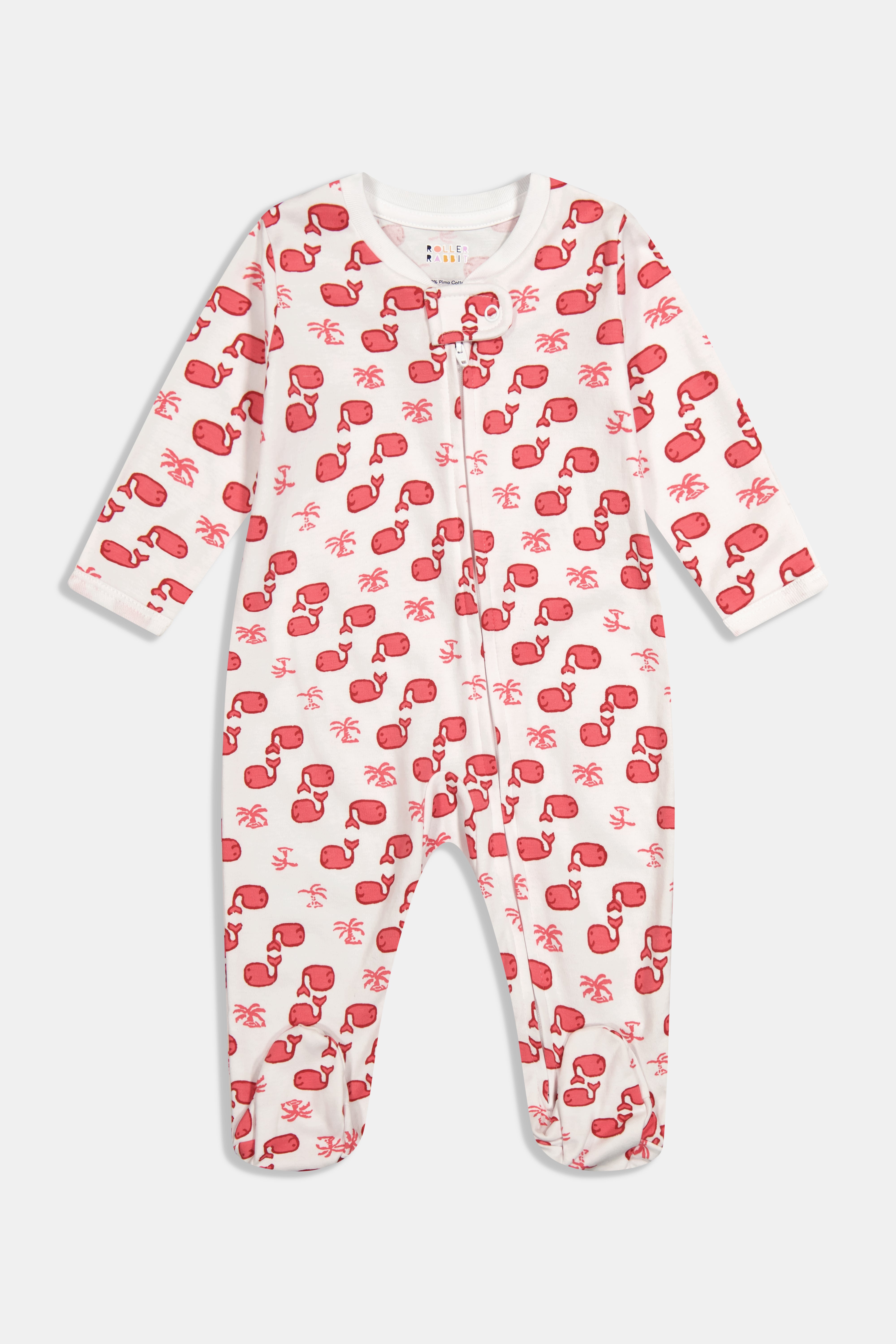Moby Baby Zip-Up Footie Pajamas