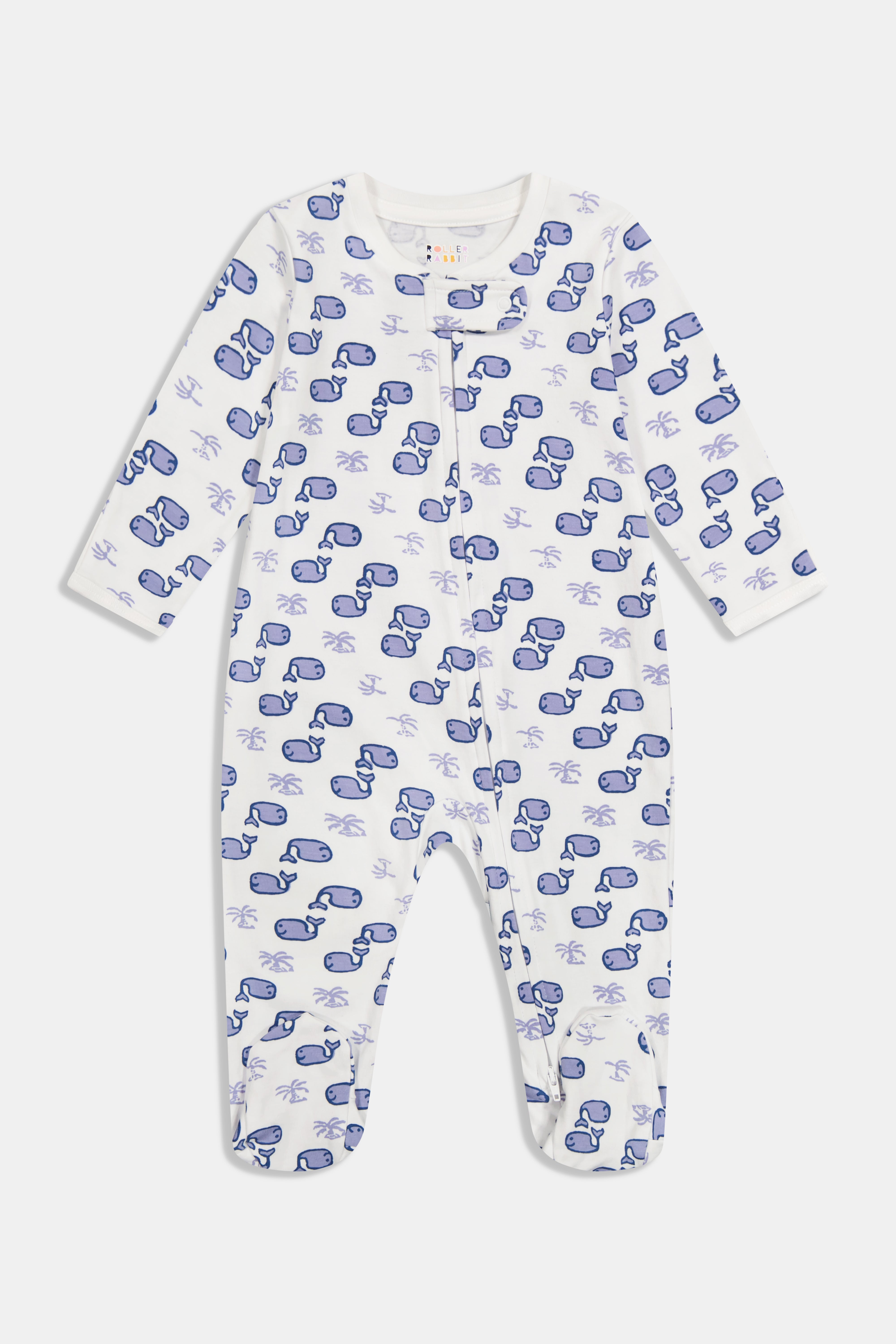 Moby Baby Zip-Up Footie Pajamas