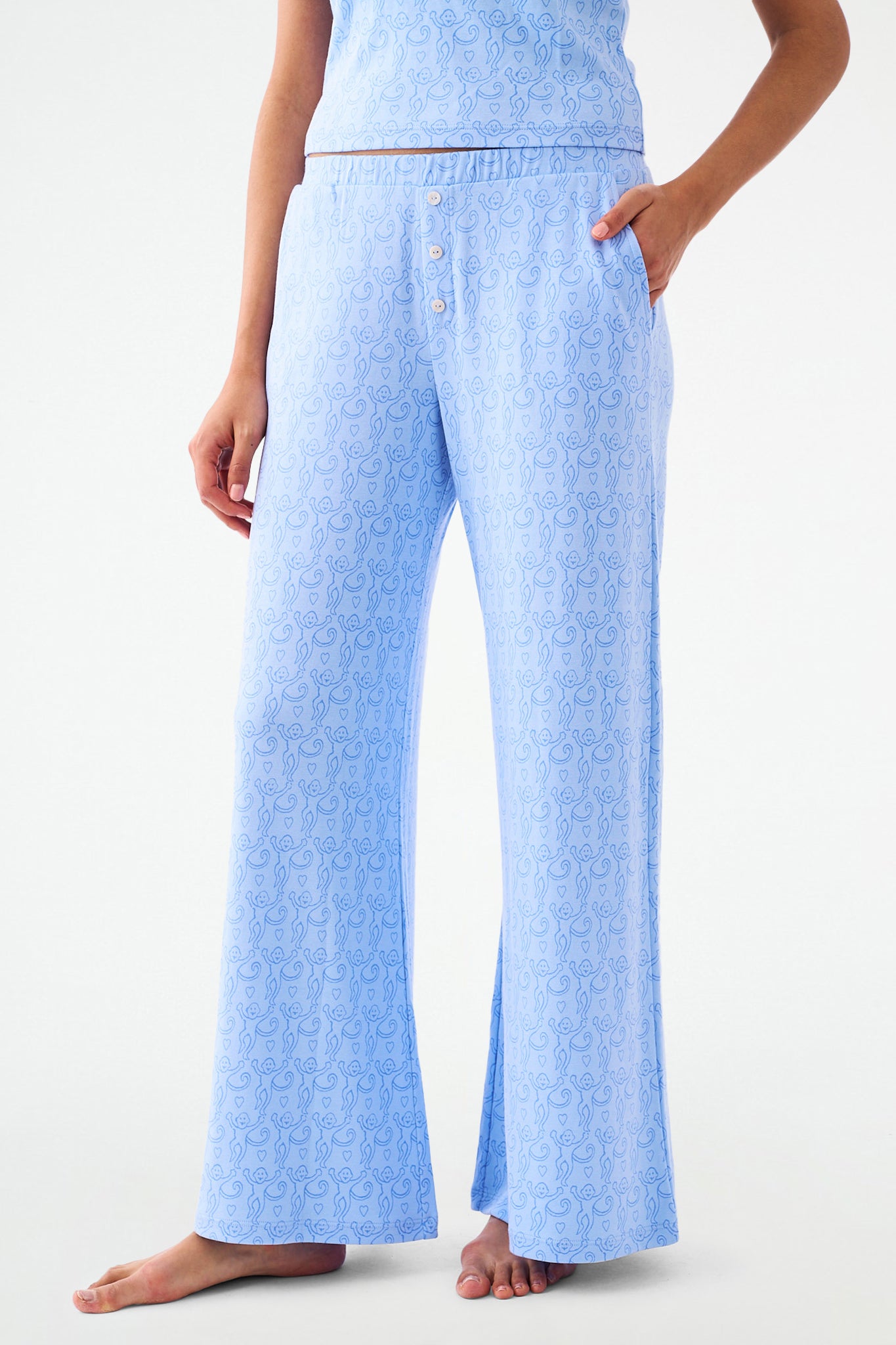 Boden Monkey Print Pants for Women