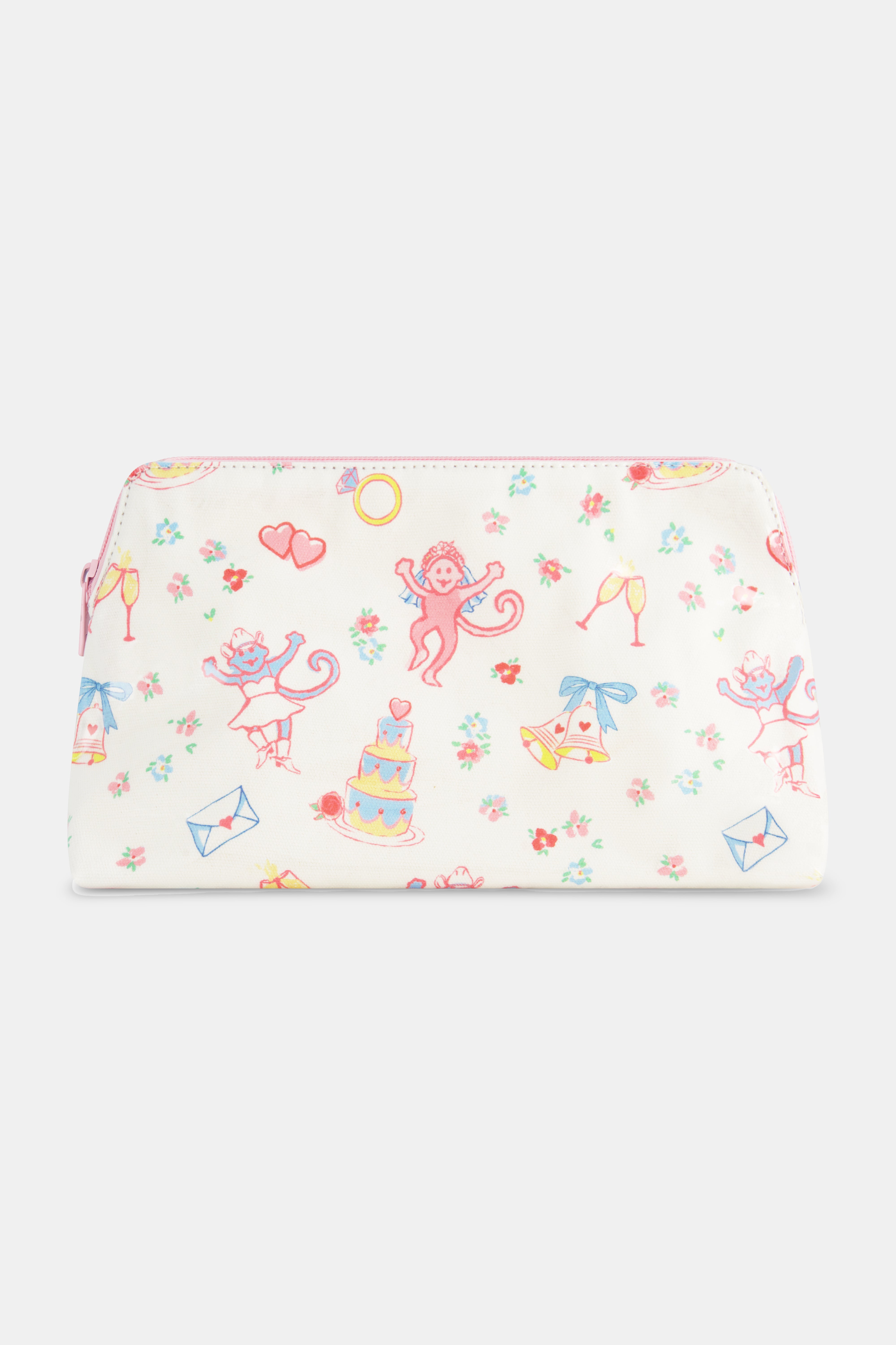 Stylish Monkey Print Makeup Bag