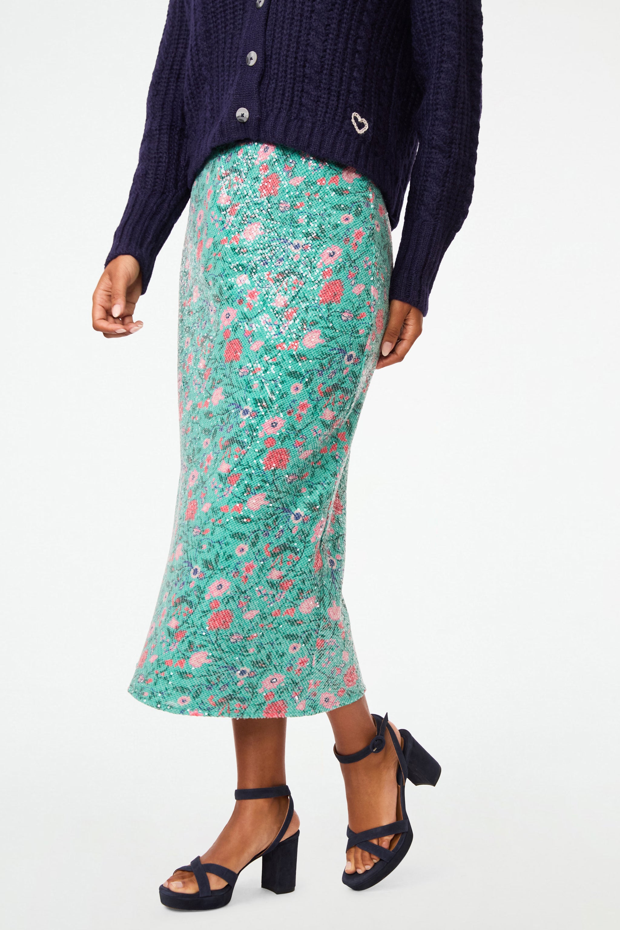 Natalie Floral Skirt by Pavone - Elegant & Stylish