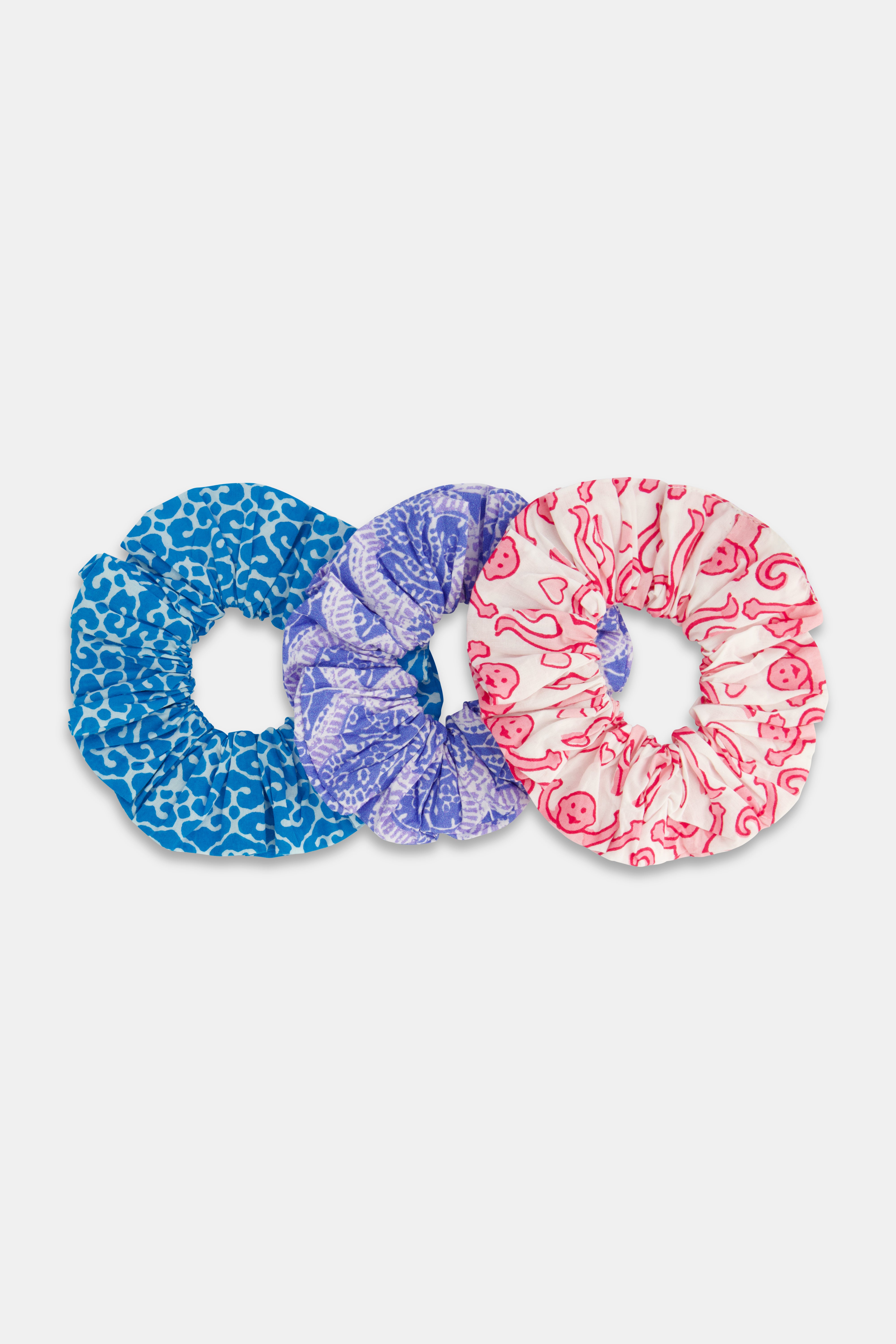 3-Pack Mixed Core Hair Scrunchies