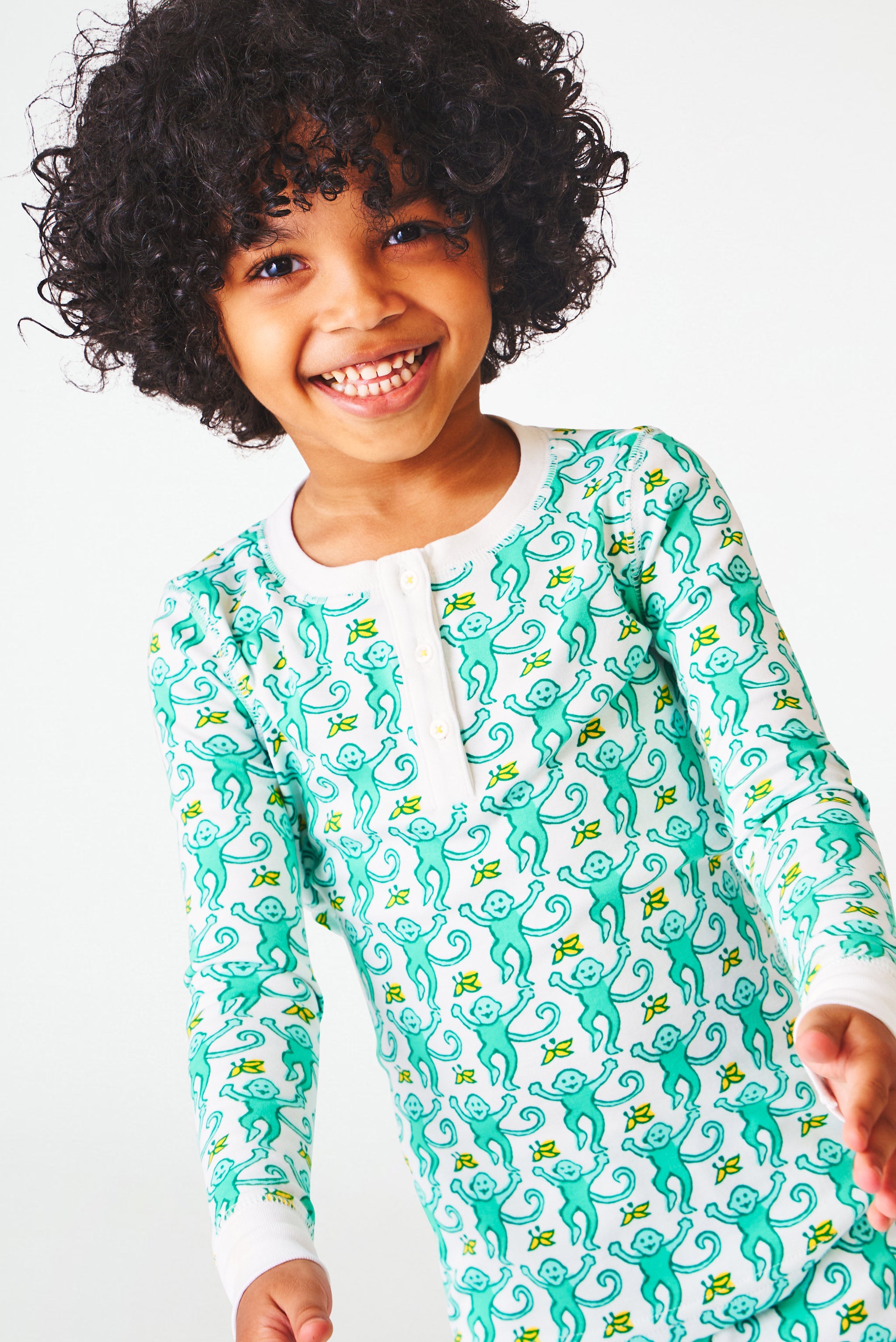 Monkey Print Pajamas for Kids