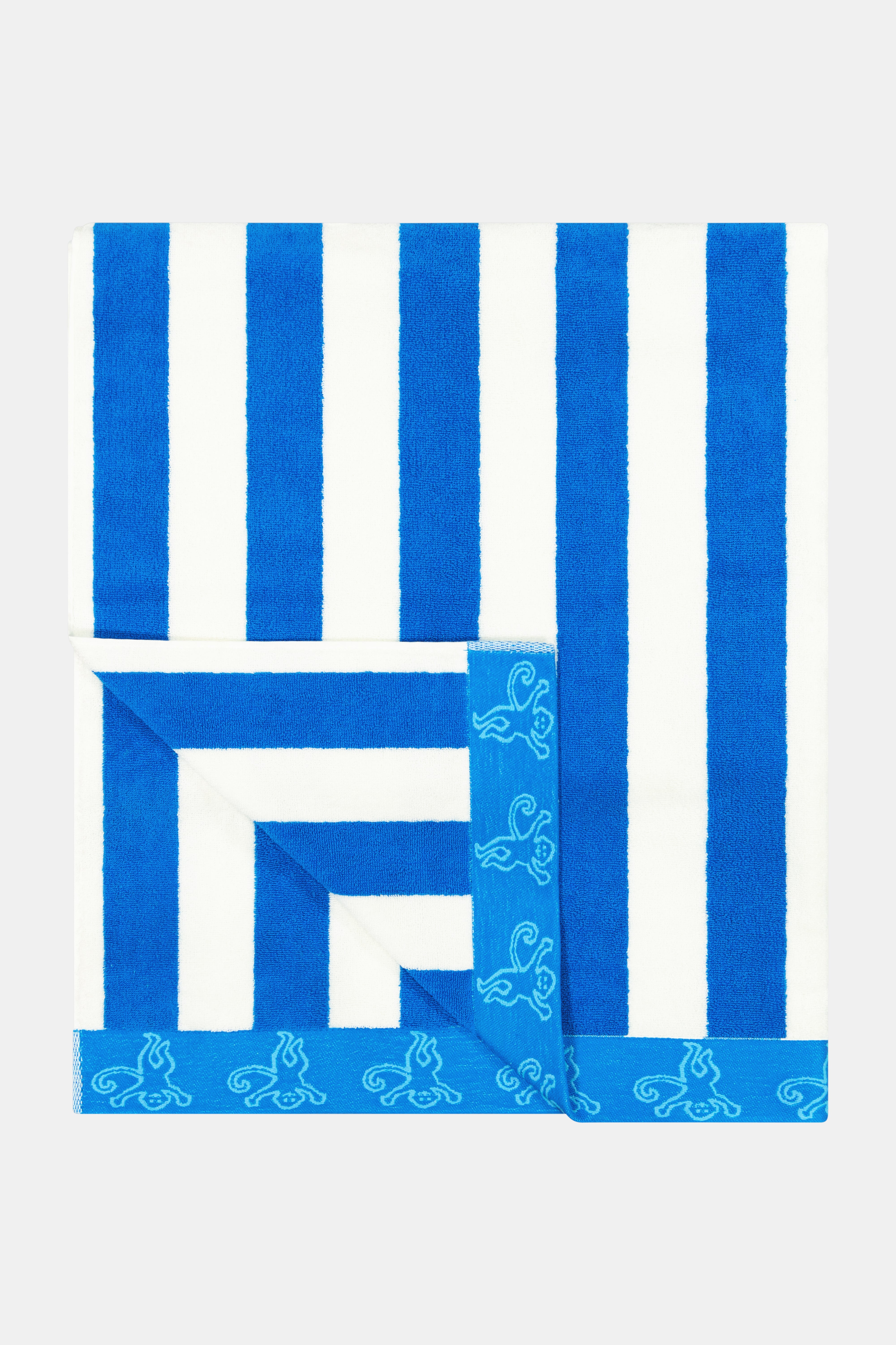 Soft Striped Beach Towel for Summer