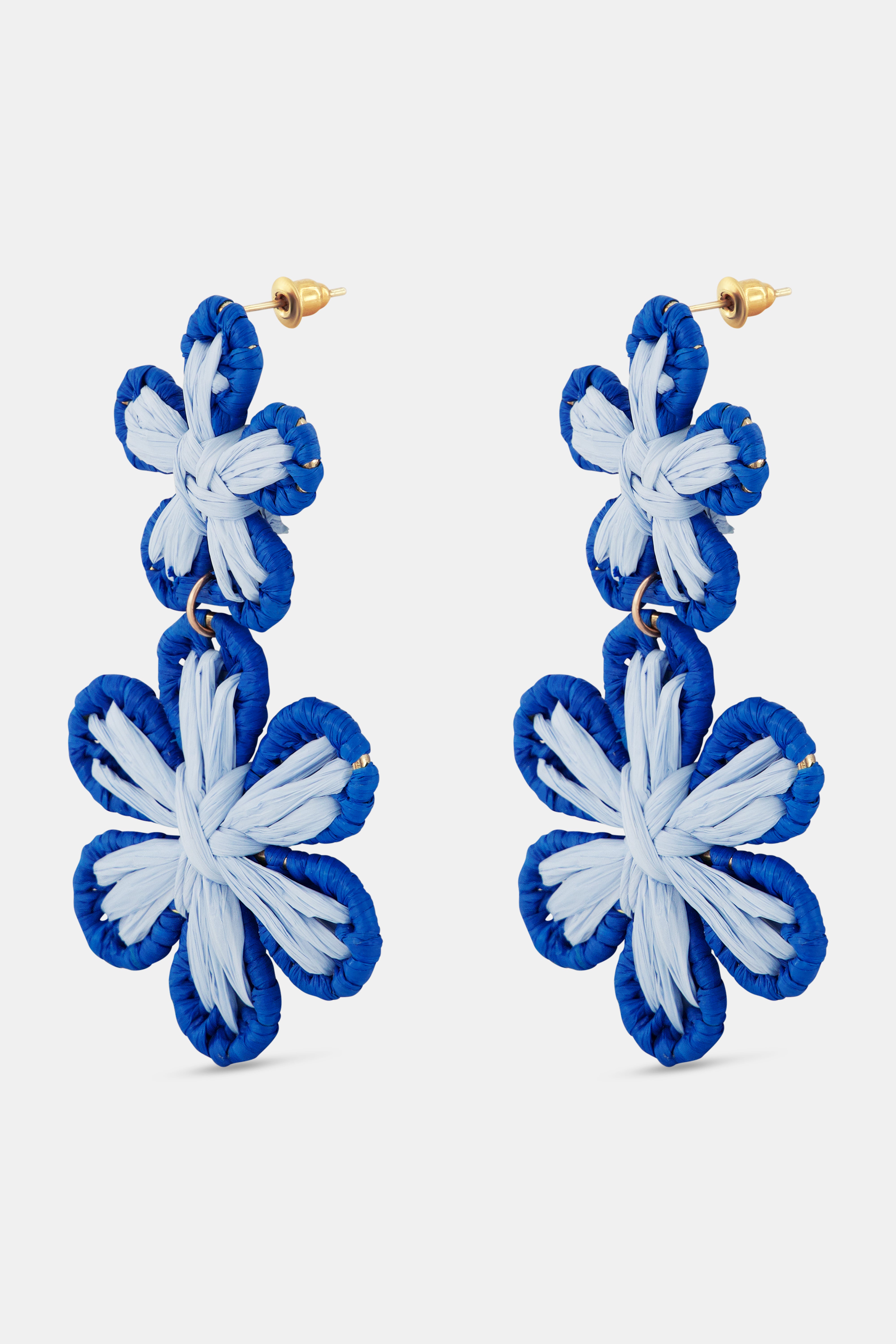 Stylish Rattan Hoop Earrings by Rini