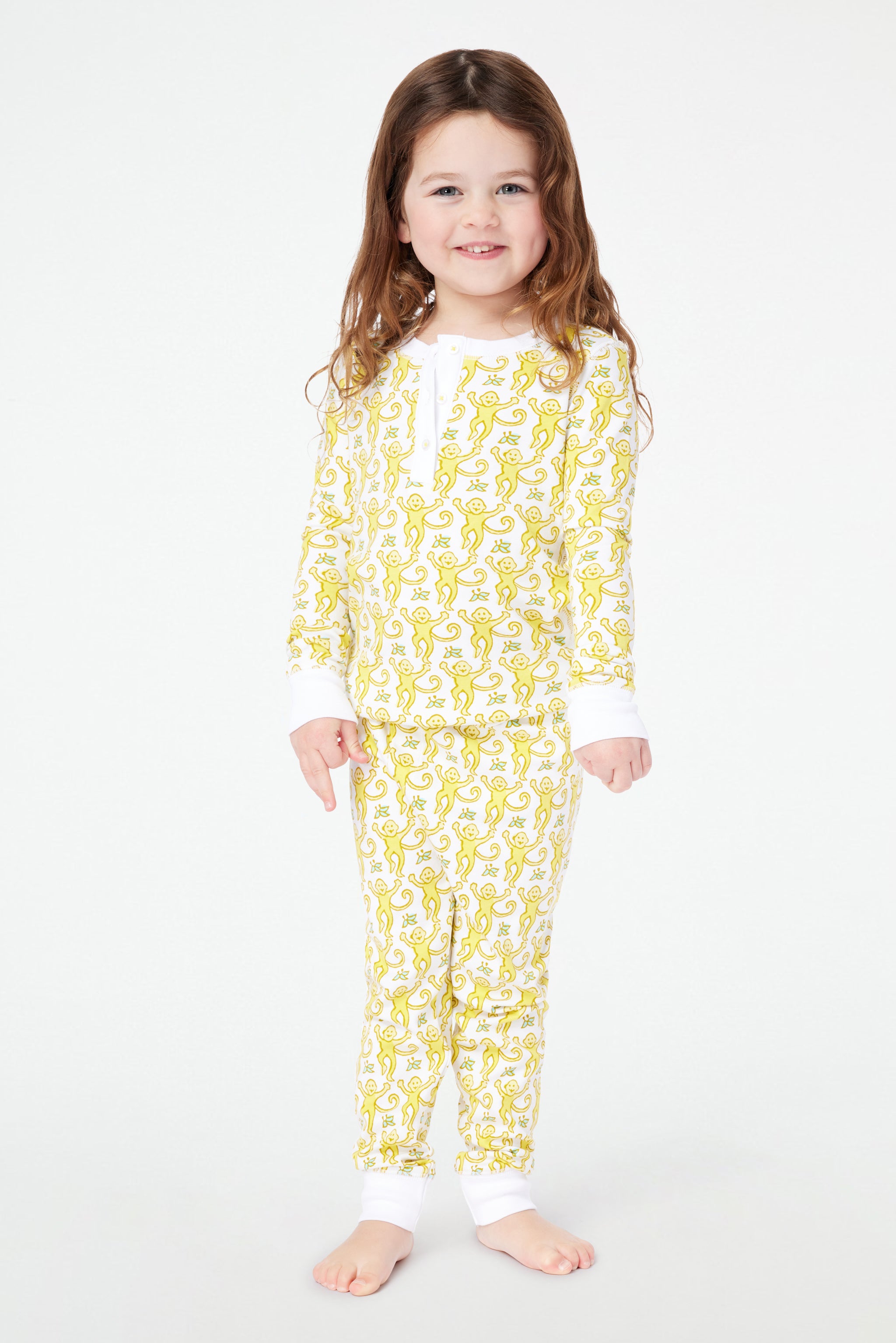 Monkey Print Pajamas for Kids